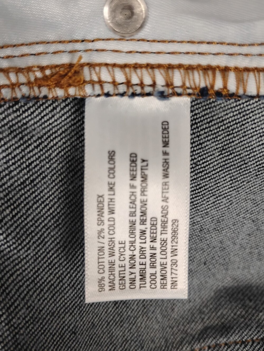 Ava & Viv Light Blue High-Rise Straight Leg Jeans - Picture 9 of 11